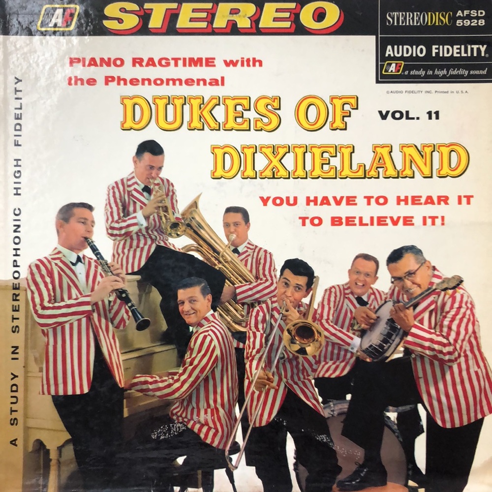 Dukes Of Dixieland Piano Ragtime Vinyl Lp '60